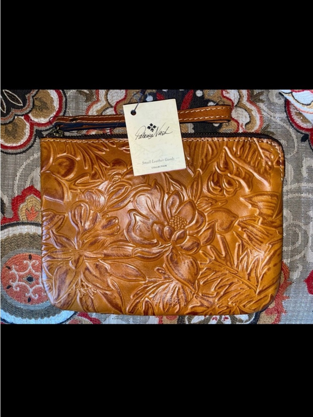 Patricia Nash Cassini Tooled Wristlet